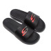 Pánske čierne šľapky Skechers s logom Pánske čierne šľapky Skechers s logom