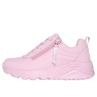 Detské tenisky s bočným zipsom Skechers ružové