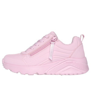 Detské tenisky s bočným zipsom Skechers ružové