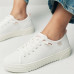 Dámske biele tenisky Skechers BOBS Copa