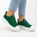 Dámske zelené plátenky na platforme Lee Cooper Dámske zelené plátenky na platforme Lee Cooper