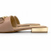 Dámske kožené šľapky Olivia Shoes so zlastou ozdobou Dámske kožené šľapky Olivia Shoes so zlastou ozdobou