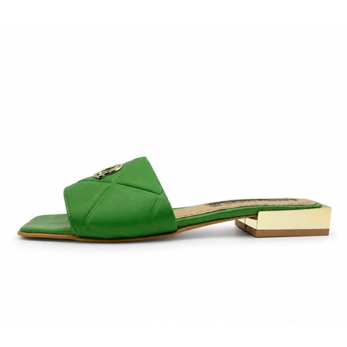 Dámske elegantné zelené šľapky Olivia Shoes Dámske elegantné zelené šľapky Olivia Shoes