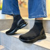 Dámske elastické tenisky LIU JO Black – pohodlné sock boots
