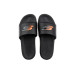 Pánske šľapky Skechers s logom čierne Pánske šľapky Skechers s logom čierne