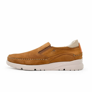 Pánske kožené slip-on topánky Fluchos s perforáciou