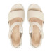 Dámske kožené sandále Tamaris Comfort béžové Dámske kožené sandále Tamaris Comfort béžové