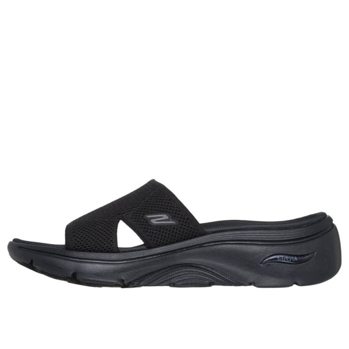 Dámske čierne pohodlné šľapky Arch Fit Skechers Dámske čierne pohodlné šľapky Arch Fit Skechers