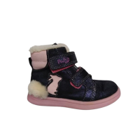 Detské kožené topánky DDStep na suchý zips