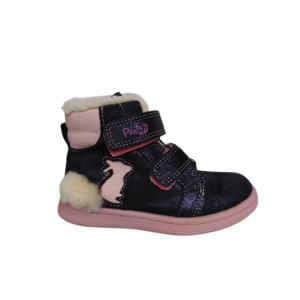 Detské kožené topánky DDStep na suchý zips