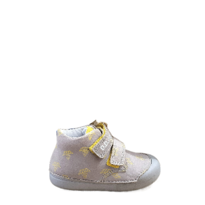 Chlapčenské sivé topánky D.D. STEP Barefoot s loďkami