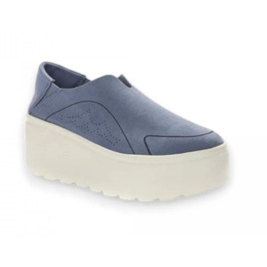 Dámske modré nazúvacie Slip On Grunberg