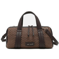 Dámska hnedá valcová kabelka Pepe Moll Dámska hnedá valcová kabelka Pepe Moll