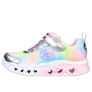 Dievčenské Flutter Heart Lights Skechers led viacfarebné