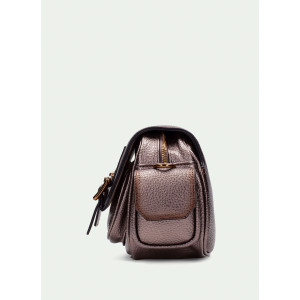 Crossbody kabelka Hispanitas metalická hnedá