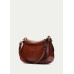 Luxusná kožená dámska hnedá crossbody kabelka Luxusná kožená dámska hnedá crossbody kabelka