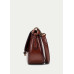 Luxusná kožená dámska hnedá crossbody kabelka Luxusná kožená dámska hnedá crossbody kabelka