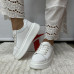 Dámske biele sneakers Artiker na platforme Dámske biele sneakers Artiker na platforme