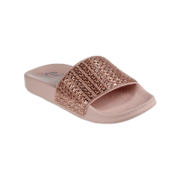 Dámske ružové šľapky Skechers