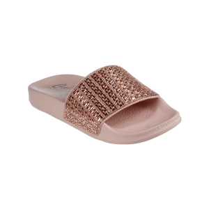 Dámske ružové šľapky Skechers