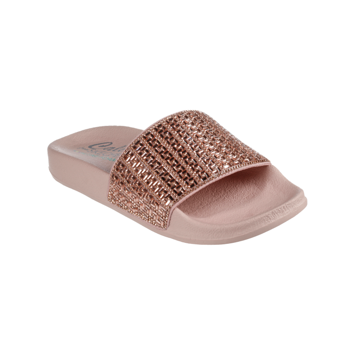 Dámske ružové šľapky Skechers Dámske ružové šľapky Skechers
