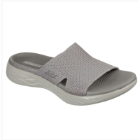 Dámske šľapky Skechers - dark taupe