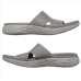 Dámske šľapky Skechers - dark taupe Dámske šľapky Skechers - dark taupe