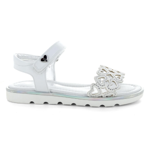 Dievčenské letné sandále ASSO so srdiečkami