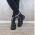 Dámske zimné čierne topánky s kožušinkou Skechers Dámske zimné čierne topánky s kožušinkou Skechers