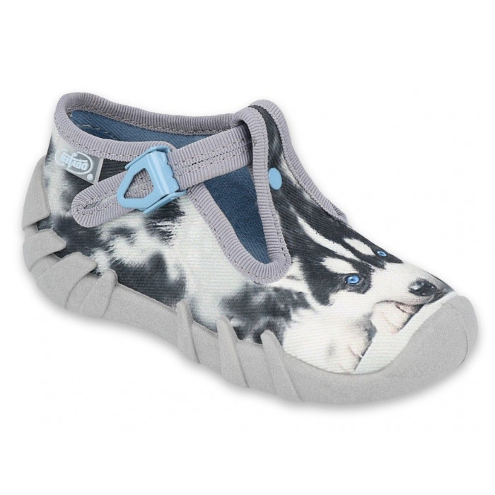 Detské papuče pre dievčatká s husky Detské papuče pre dievčatká s husky
