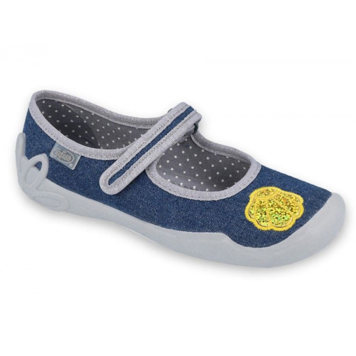 Detské papuče Blanca - balerínky jeans Detské papuče Blanca - balerínky jeans