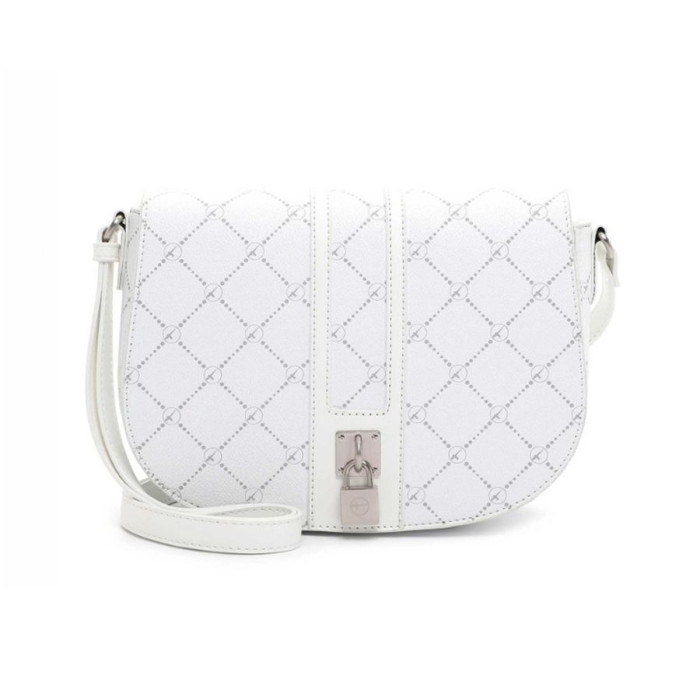 Crossbody dámska biela vzorovaná kabelka Tamaris Crossbody dámska biela vzorovaná kabelka Tamaris