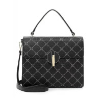 Čiernobiela crossbody kabelka Tamaris