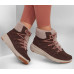 Dámske hnedé semišové topánky Skechers s kožušinkou Dámske hnedé semišové topánky Skechers s kožušinkou