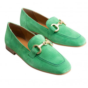 Dámske zelené mokasíny Tamaris