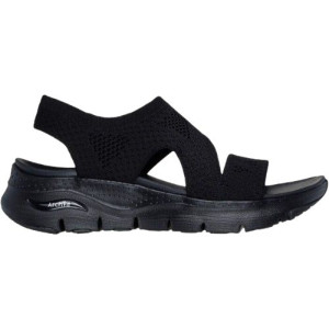Dámske pohodlné sandále Skechers čierne