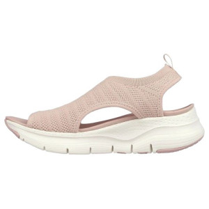 Dámske pohodlné sandále Skechers ružové