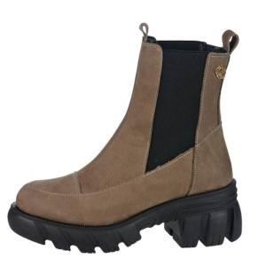 Dámske členkové topánky Olivia Shoes hnedé