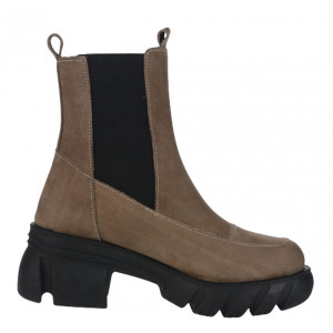 Dámske členkové topánky Olivia Shoes hnedé
