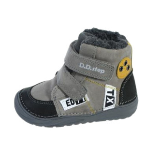 Detské zateplené topánky D.D.Step sivé