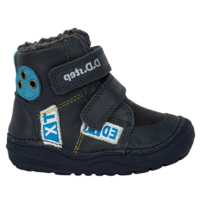 Detské zateplené topánky pre chlapcov D.D.Step modré