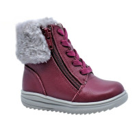Dievčenské zimné topánky Protetika v červenej farbe