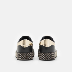 Dámske sneakers Tamaris čierno-zlaté