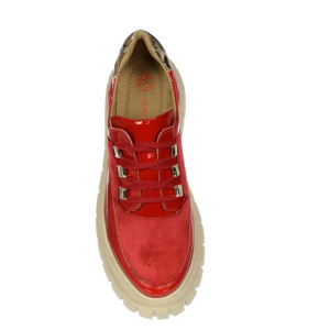 Dámske červené tenisky Olivia shoes