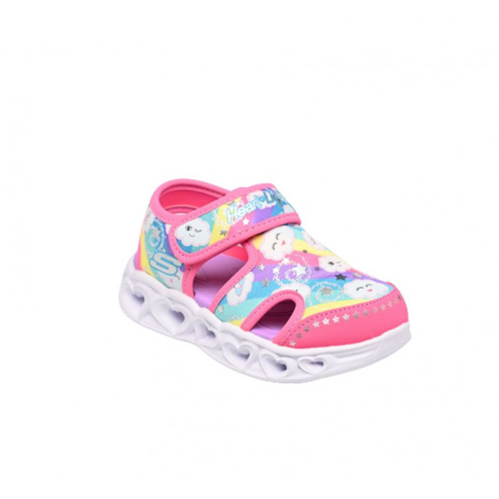 Svietiace sandále ružové Skechers Svietiace sandále ružové Skechers