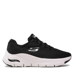 Čierne Arch-fit tenisky Skechers