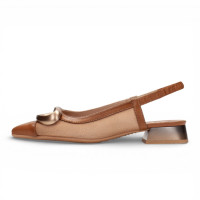 Dámske kožené slingback lodičky Hispanitas