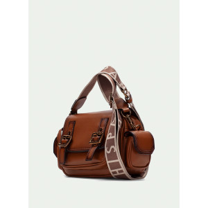 Dámska crossbody kabelka Hispanitas hnedá s prackami