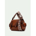 Dámska crossbody kabelka Hispanitas hnedá s prackami Dámska crossbody kabelka Hispanitas hnedá s prackami