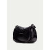 Luxusná kožená dámska čierna crossbody kabelka Luxusná kožená dámska čierna crossbody kabelka